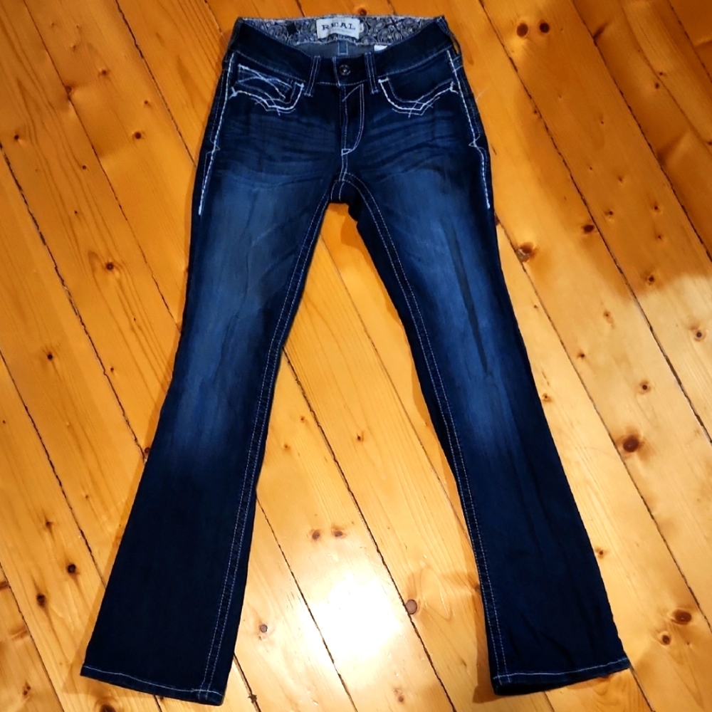 Ariat Women's Dark Blue Boot Cut Jeans